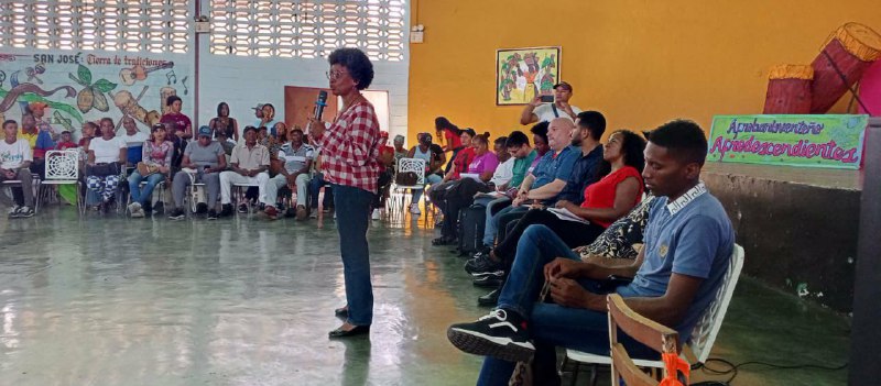 Sector afrodescendiente de Andrés Bello aporta sugerencias a las 7T