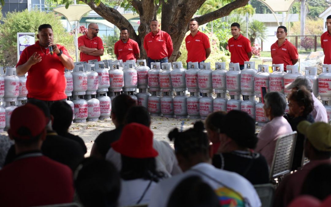 Más de 300 cilindros de gas doméstico llegaron a Filas de Mariche