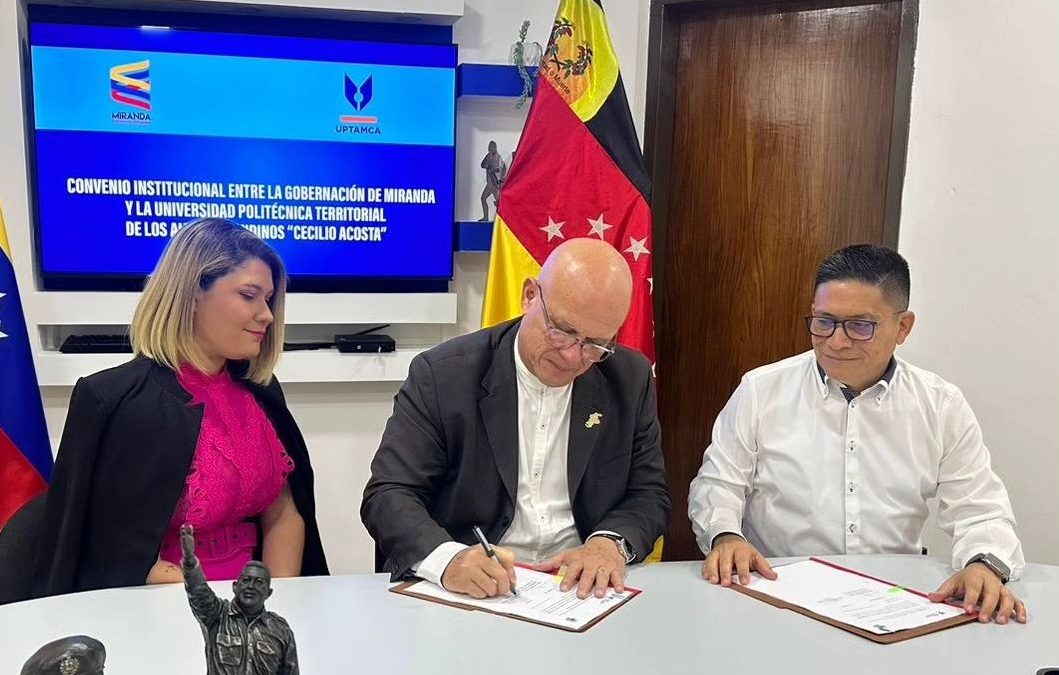 Establecen alianza académica para la formación de trabajadores mirandinos