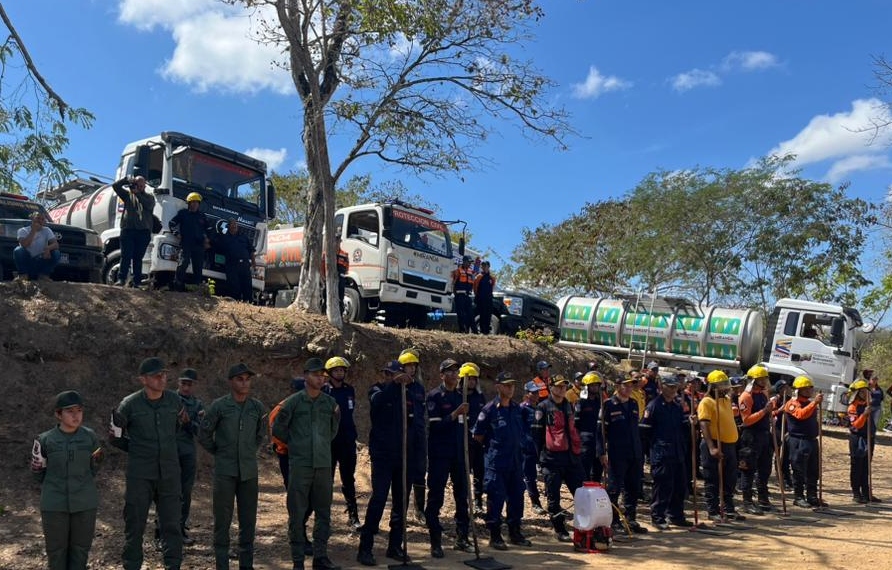 Instalan Comando Unificado contra ​Incendios ​Forestales en Miranda