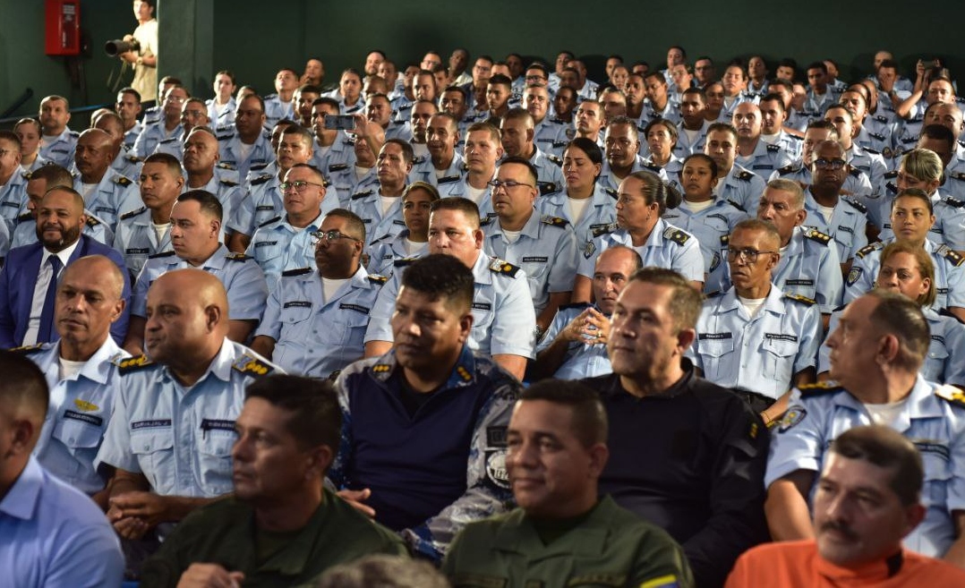 Policía de Miranda realizó conversatorio sobre las 7T con la Milicia Bolivariana