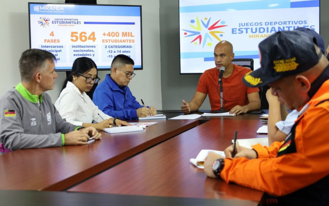 Más de 560 liceos están listos para los Juegos Estudiantiles Miranda 2024