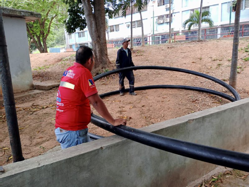 Mejoran  recolección de aguas servidas en  Mamporal (+1×10 del Buen Gobierno)