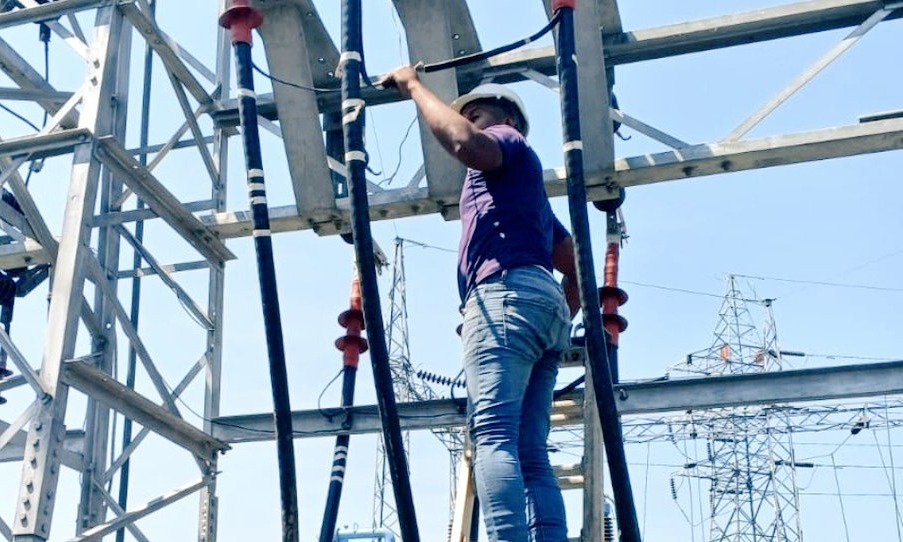 Realizaron mantenimiento eléctrico en estación Santa Lucía