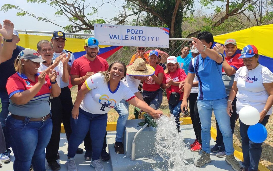 Reinaguran dos pozos en Ocumare del Tuy