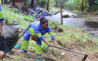 Realizaron jornadas de limpieza en ríos El Ingenio y Curupao de Miranda