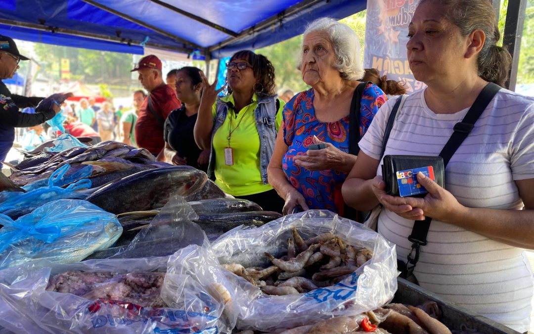 Más de 10 toneladas de pescado fueron distribuidas a familias de Petare