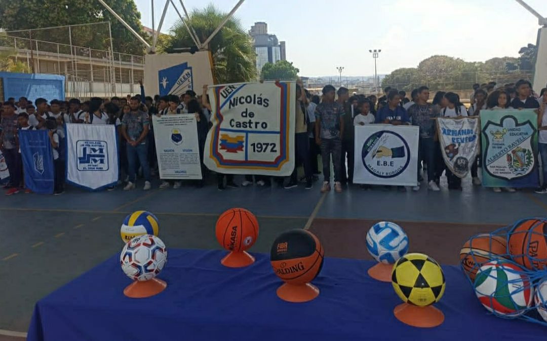 Juegos Estudiantiles Miranda 2024 llegaron a Sucre