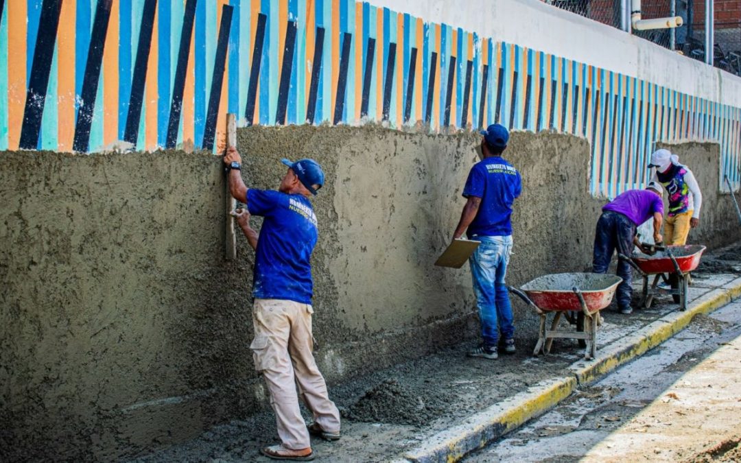 Rehabilitación de espacios públicos y vialidad continúa avanzando en Charallave