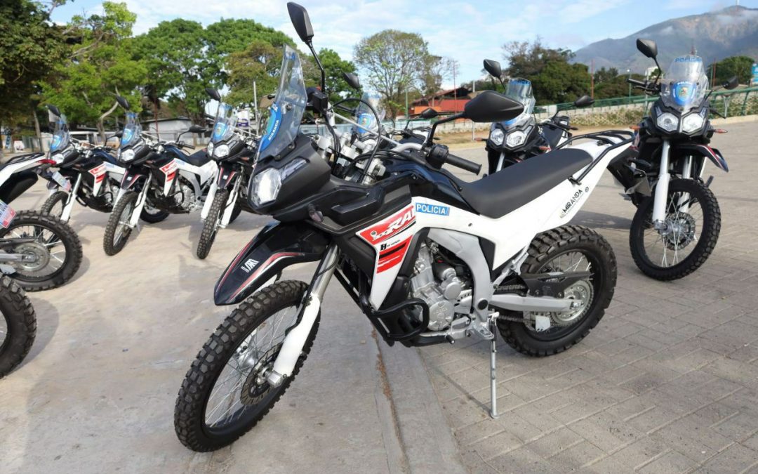 50 motos se incorporan a organismos de seguridad de Miranda