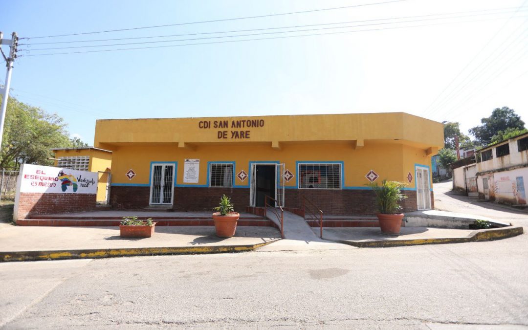 Atención a comunidades: 1×10 del Buen Gobierno rehabilita CDI San Antonio de Yare