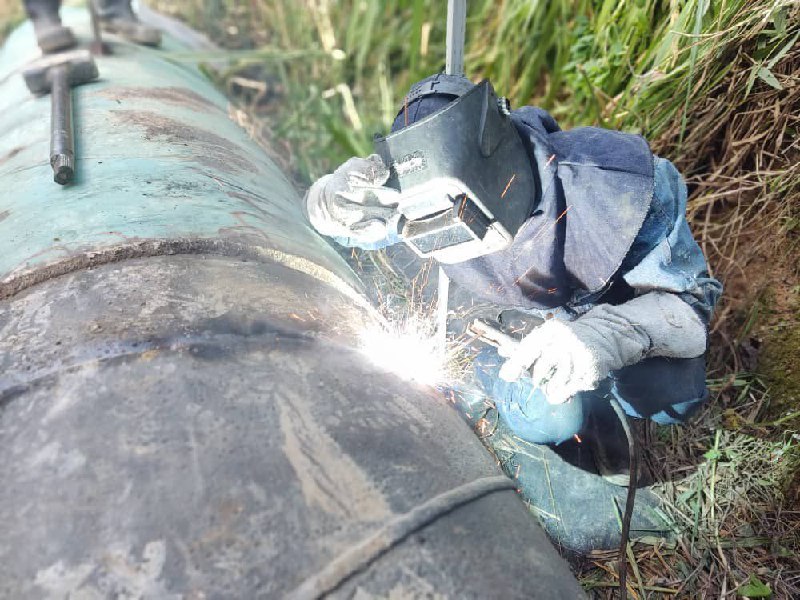 Culmina reparación de tubería en la Panamericana