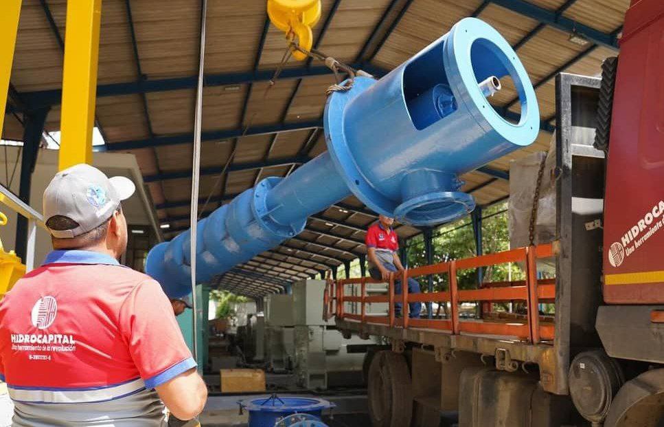 Instalan nuevos equipos en estación de bombeo Taguaza I