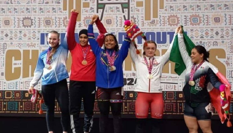 Mirandina Sahara Ochoa es campeona del Mundial Juvenil de Levantamiento de Pesas