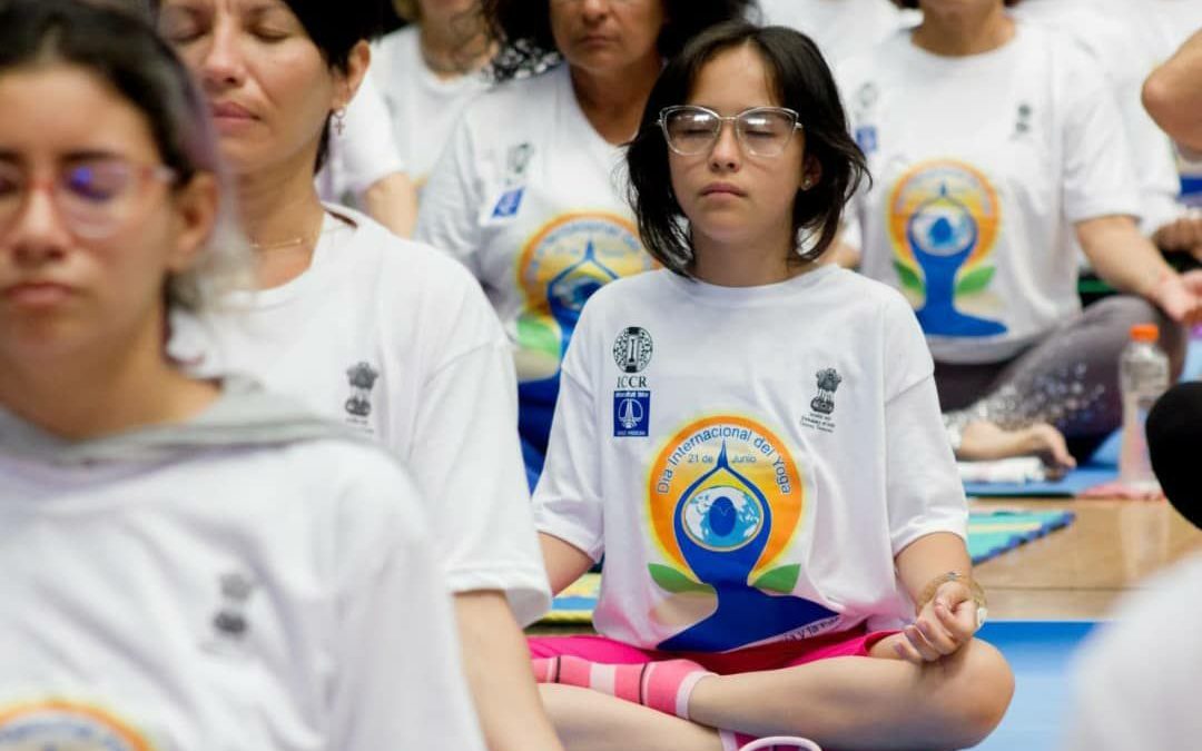 Namasté: Yoga reunió a mas de 300 personas en Parque Miranda