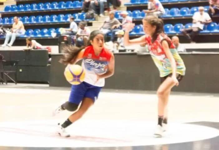 Tomás Lander mandó en baloncesto 3×3 femenino de estudiantiles Miranda 2024