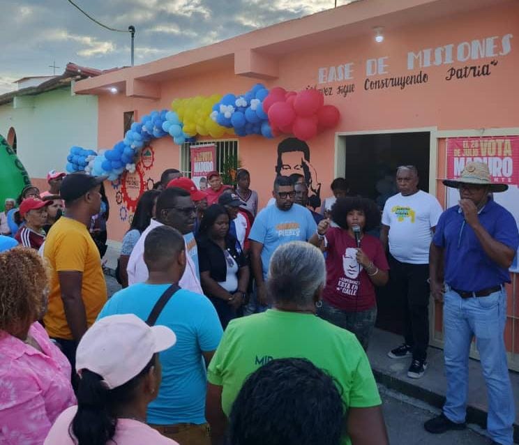Inauguran Base de Misiones Socialistas en Mamporal con recursos de la Consulta Popular Nacional