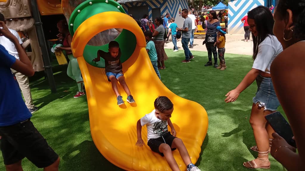Con parque ecológico renovado niños luciteños celebraron su día