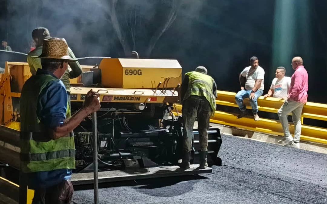 Así se encuentra construcción del nuevo puente El Tigre en Buroz
