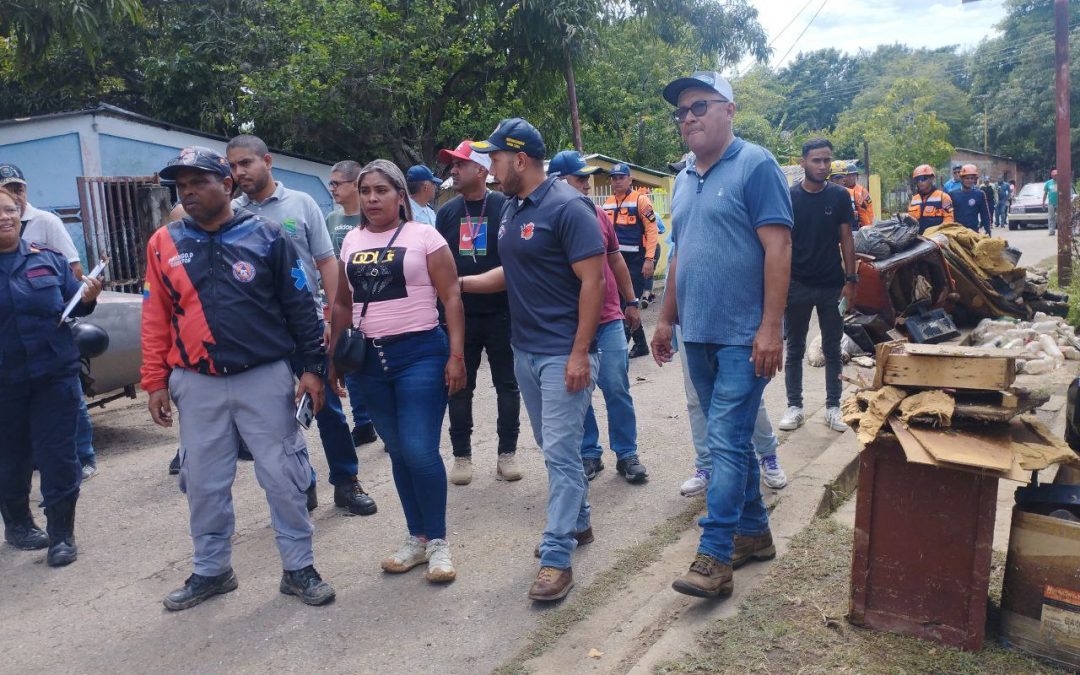 Atienden a familias afectadas por las lluvias en Yare