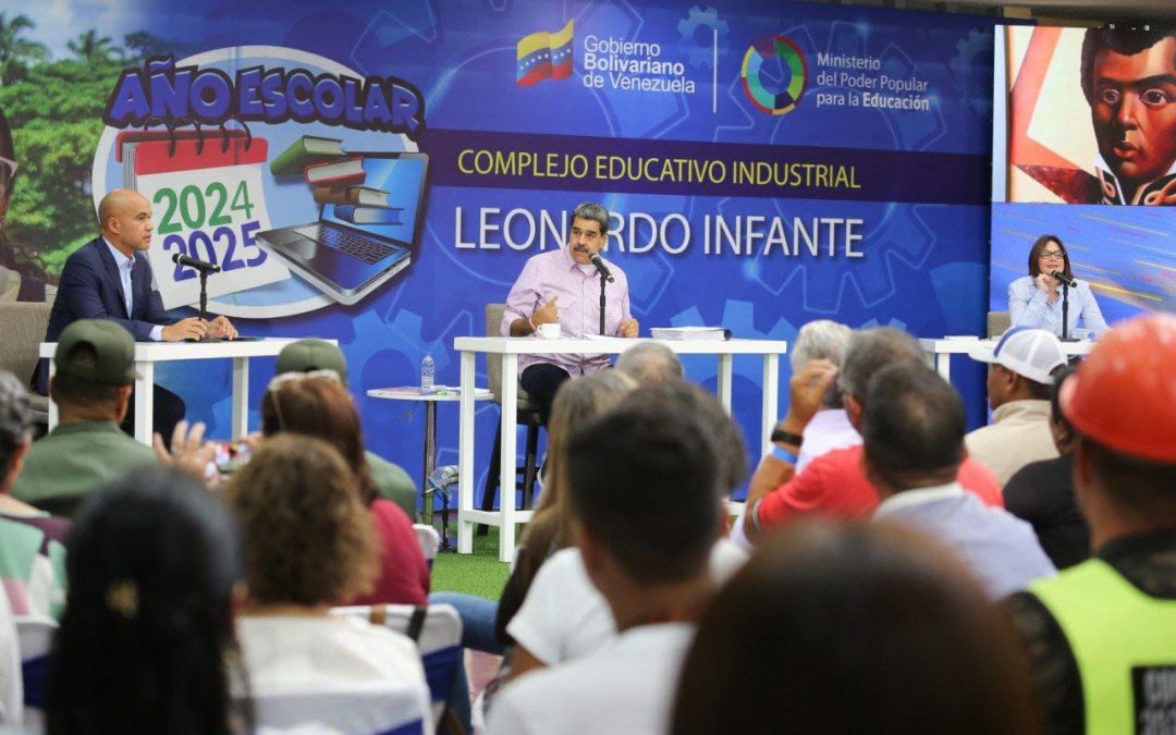 Presidente Maduro entregó rehabilitado el Centro Educativo Industrial Leonardo Infante en Petare
