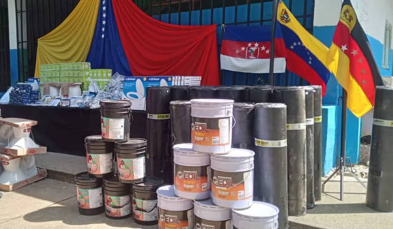 Bricomiles de Paz Castillo reciben insumos para reacondicionamiento de escuelas