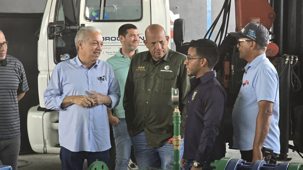 Inspeccionan trabajos de rehabilitación de la estación de bombeo Booster de Cúa