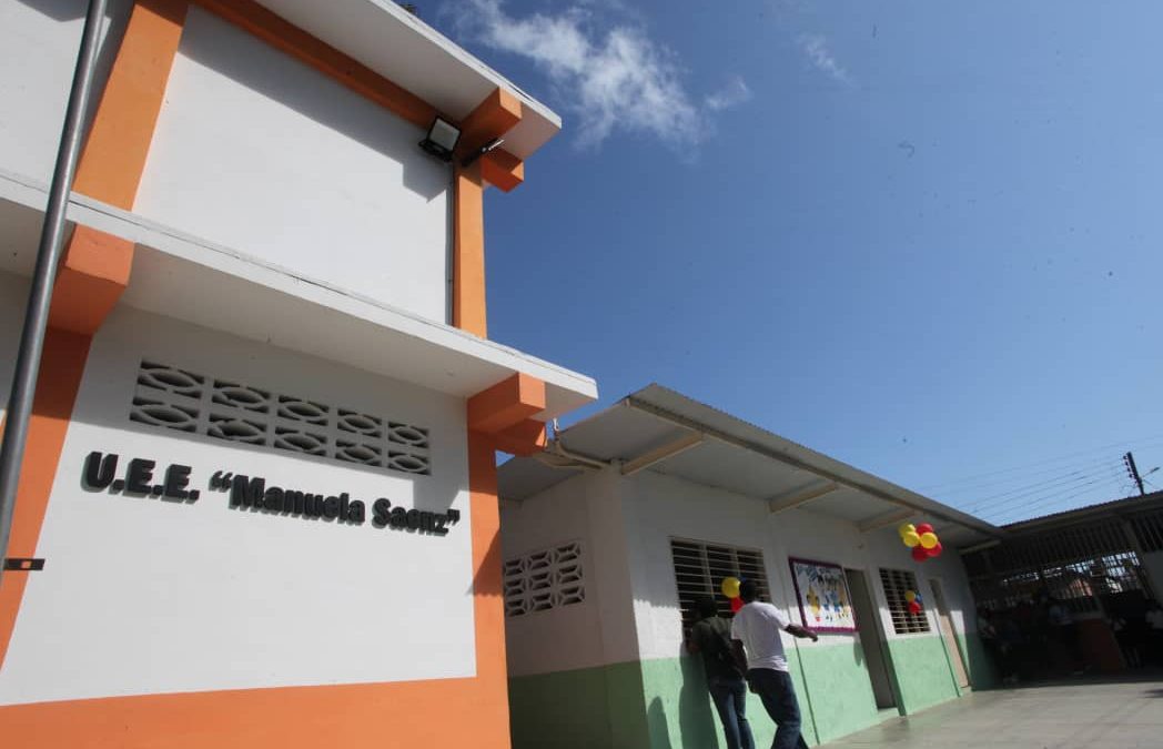 Rehabilitación de la U.E.E. Manuela Sáenz en Tacarigua de la Laguna atenderá a más de 300 estudiantes