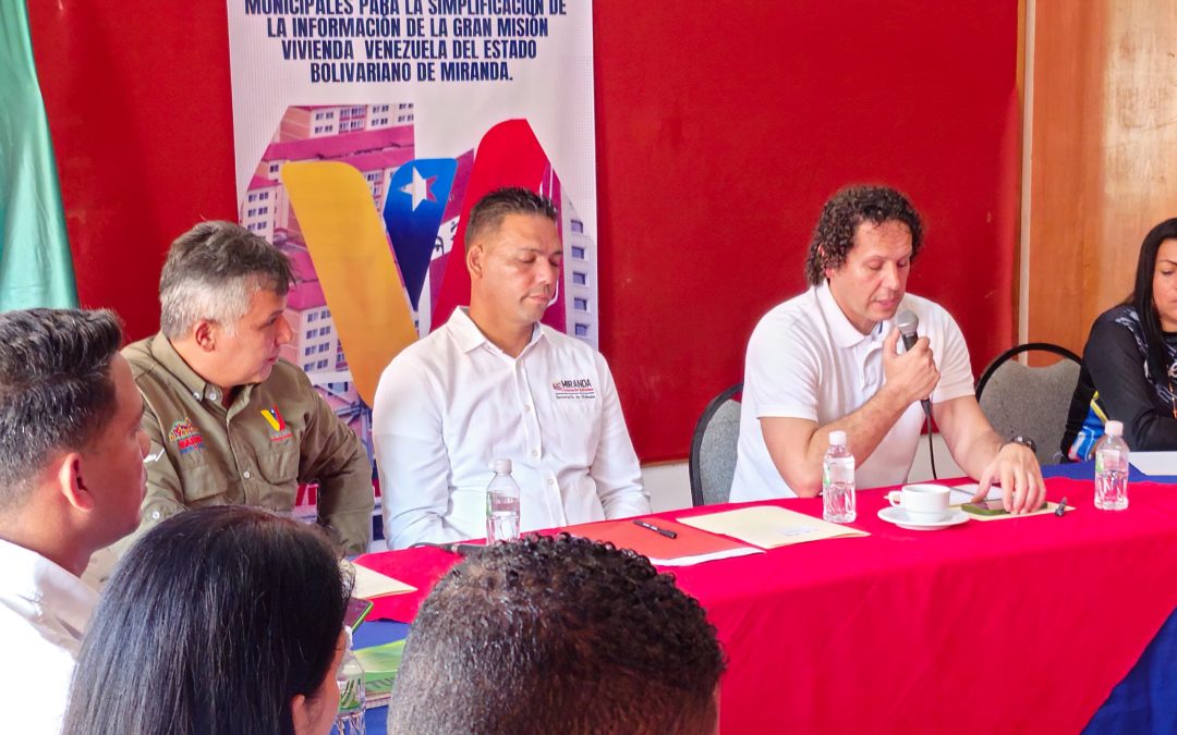 Miranda planifica atención en materia de viviendas al sector educativo en el 2025
