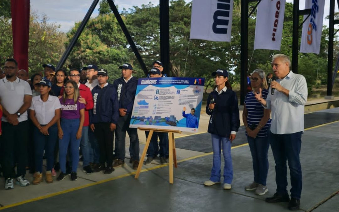 Rehabilitación de estación de bombeo La Chara favorece a más de 450 mil mirandinos