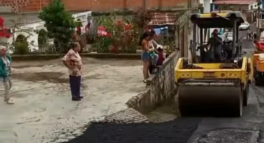 Inició Plan de Asfaltado en municipio Guaicaipuro