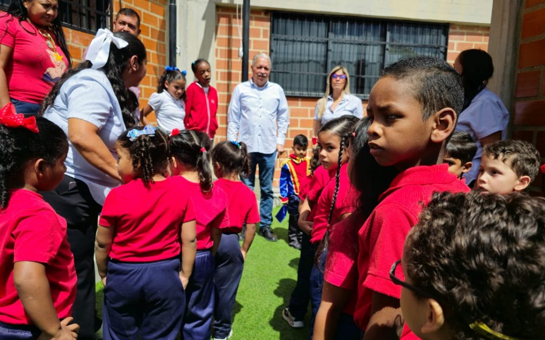 Rehabilitación del CEIN Lino de Clemente favorece a más de 180 estudiantes de Baruta