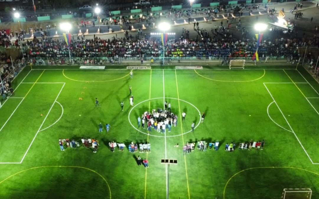 Nueva Cúa estrena Complejo Deportivo Cultural Padre Pancho