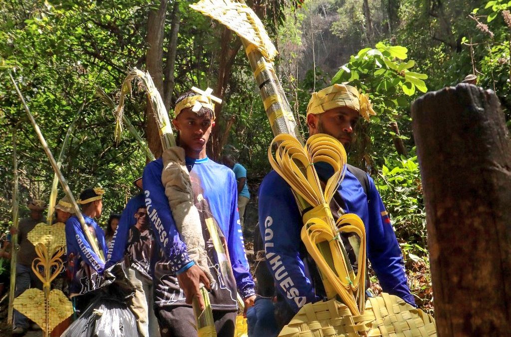 Bajada de los Palmeros de Chacao: tradición y fe que da paso a la Semana Santa
