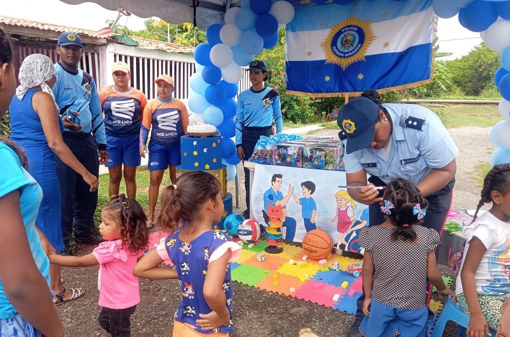 Policía de Miranda refuerza su compromiso social con comunidades de Tacarigua y Los Teques