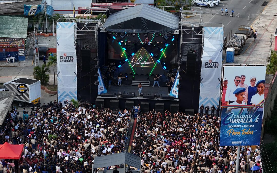 Gobierno de Miranda ratifica su compromiso con la juventud con masivo concierto de la “Ruta Live Bachiller” en Charallave