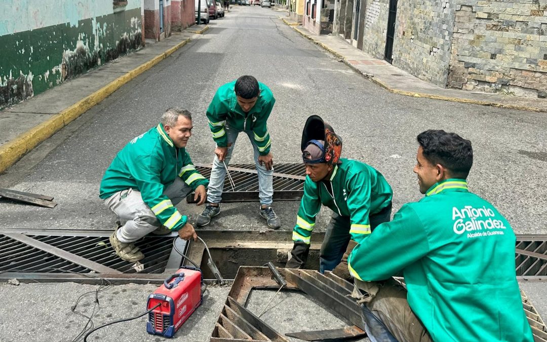 Sustituyen alcantarillas en sector Pueblo Arriba con Plan Guarenas + Humana