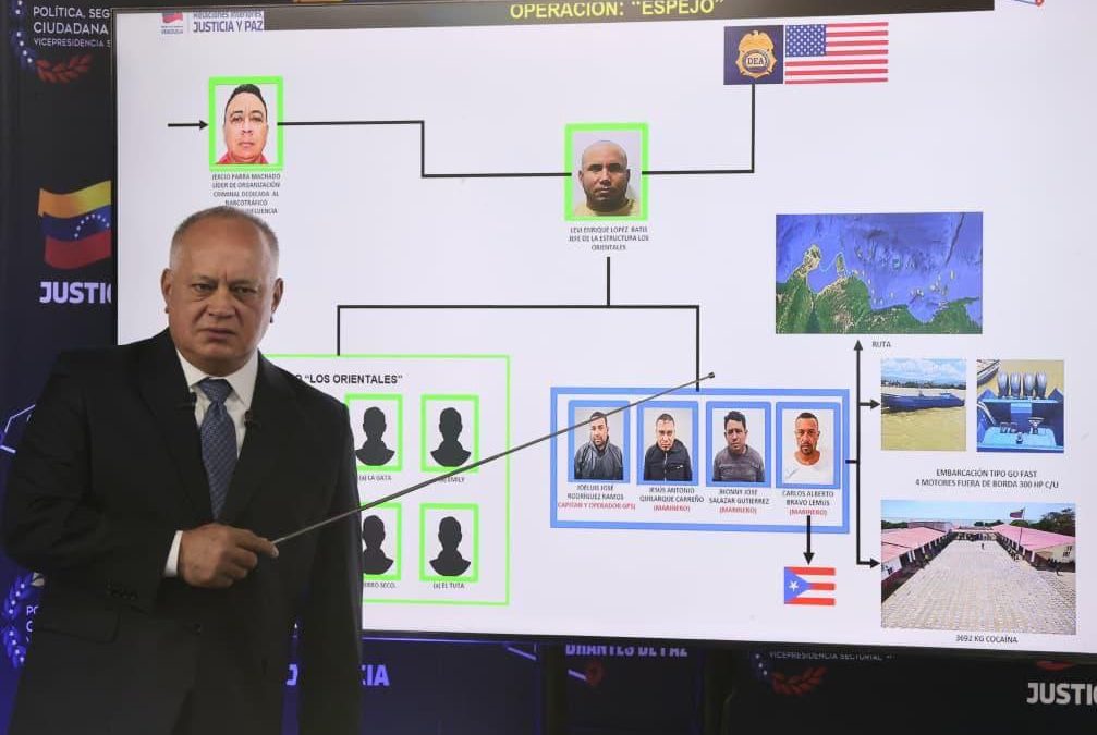 Venezuela denuncia falso positivo de la DEA tras incautación de cocaína en el Caribe