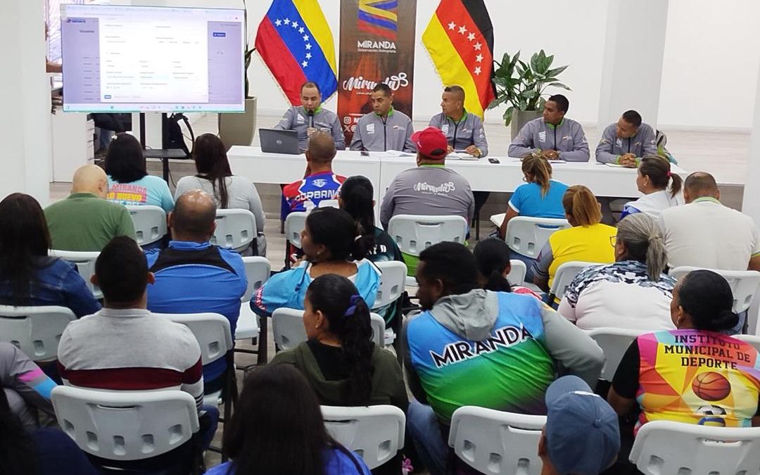 Miranda se alista para Juegos Comunales 2025