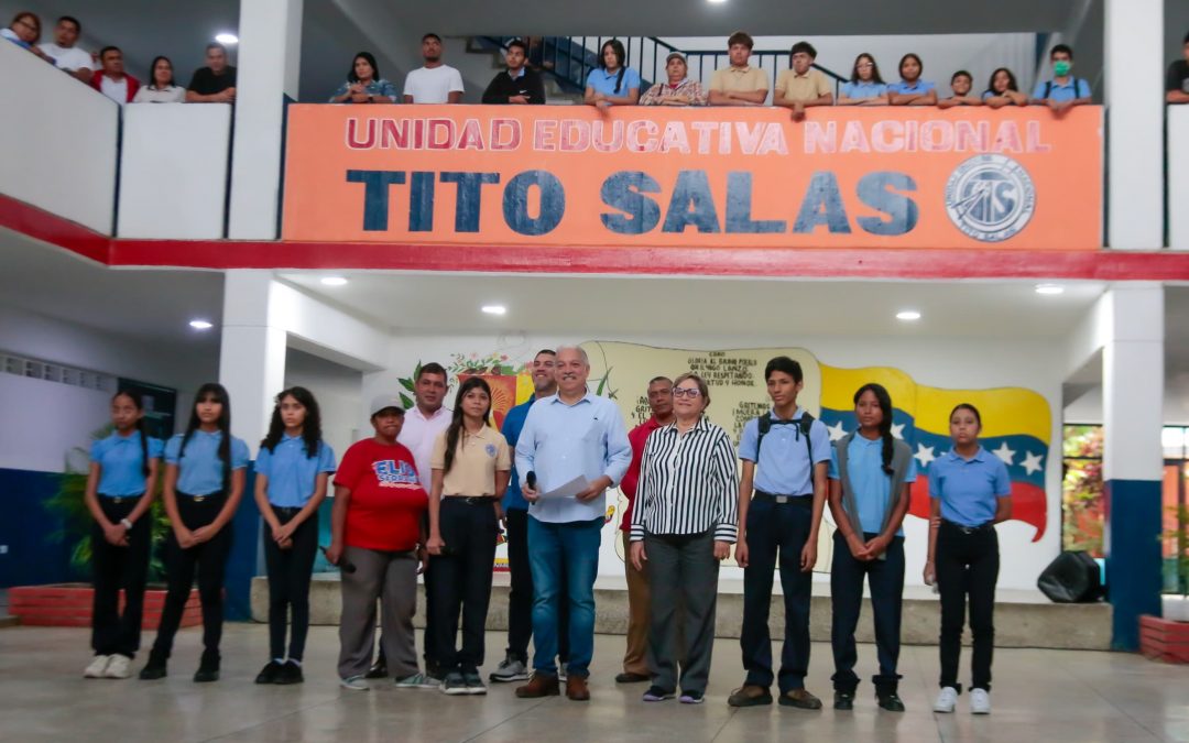 Rehabilitación de la Unidad Educativa Tito Salas en Baruta ampliará capacidad de atención a más de mil estudiantes