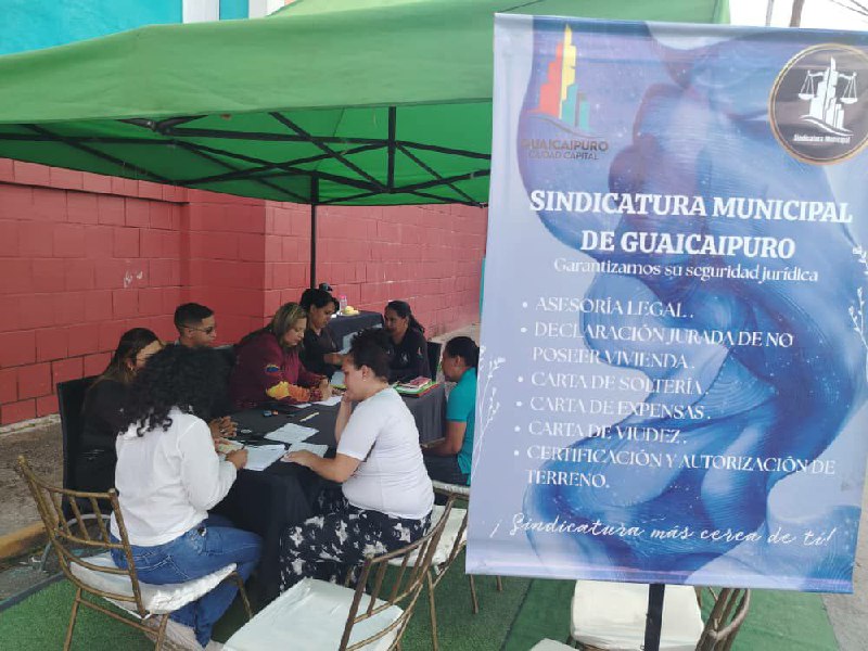 Ofrecieron servicios de asesoría legal gratuita en El Vigía de Los Teques