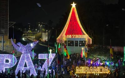 En paz y alegría inició la temporada navideña en Miranda