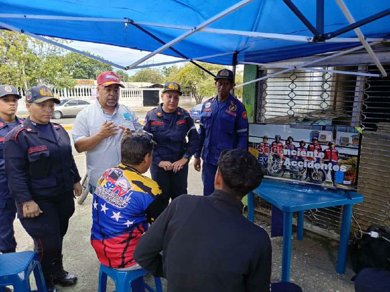 Intensifican dispositivo de seguridad vial en cinco municipios para prevenir accidentes en Miranda