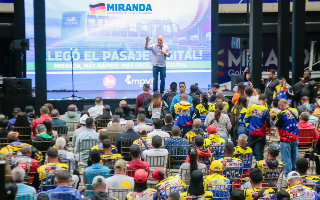 Estado Miranda es el primero del país con pago digital de transporte público