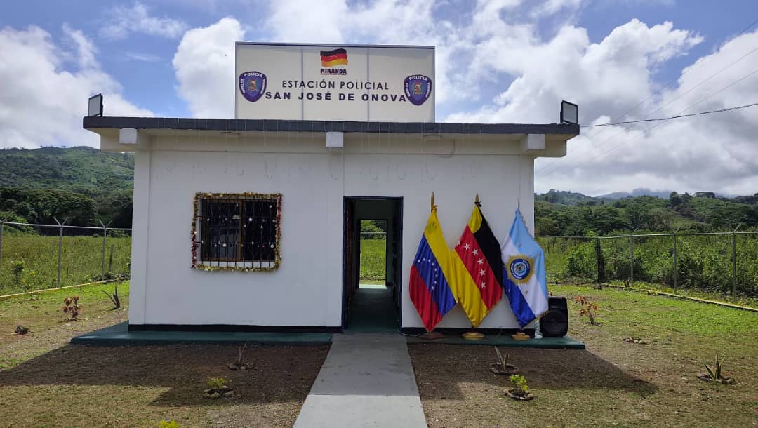 Comunidad San José de Onova en Pedro Gual cuenta con nueva estación policial para la seguridad mirandina