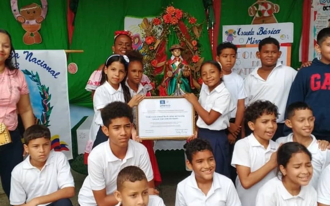 Estudiantes de Ocumare celebraron 80° aniversario de la Unesco con muestra cultural de San Juan Bautista