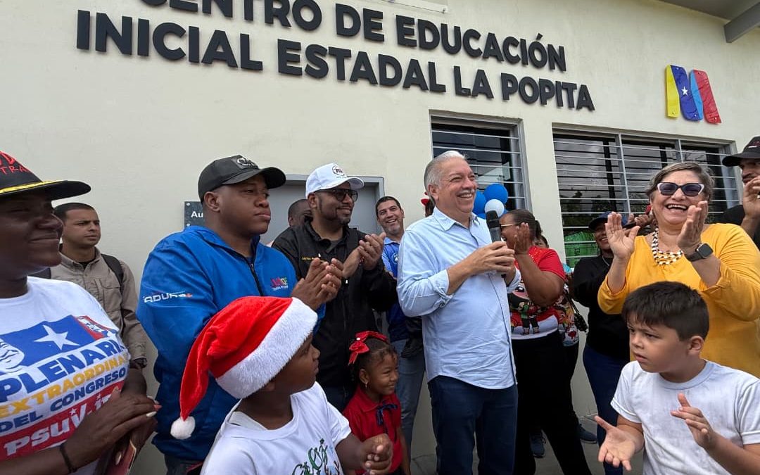 Gobierno de Miranda entregó espacios renovados de la escuela y preescolar de La Popita II de Río Chico