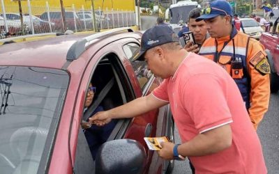 Sujétate a la vida:  Seguridad y Transporte de Miranda impulsan jornada sobre el uso del cinturón en la Panamericana