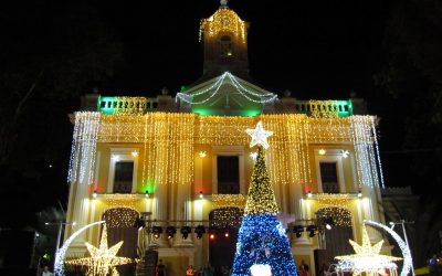 La navidad iluminó la Plaza Bolívar de Charallave