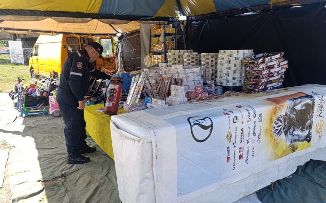 Bomberos de Miranda advierten sobre uso de pirotécnicos en Navidad